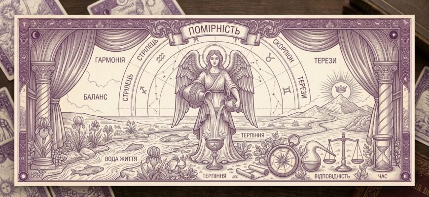 Значення карти Помірність у Таро