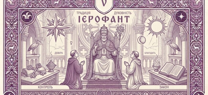 Карта Ієрофант у Таро — значення та символіка