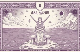 Значення карти 2 Мечів у Таро