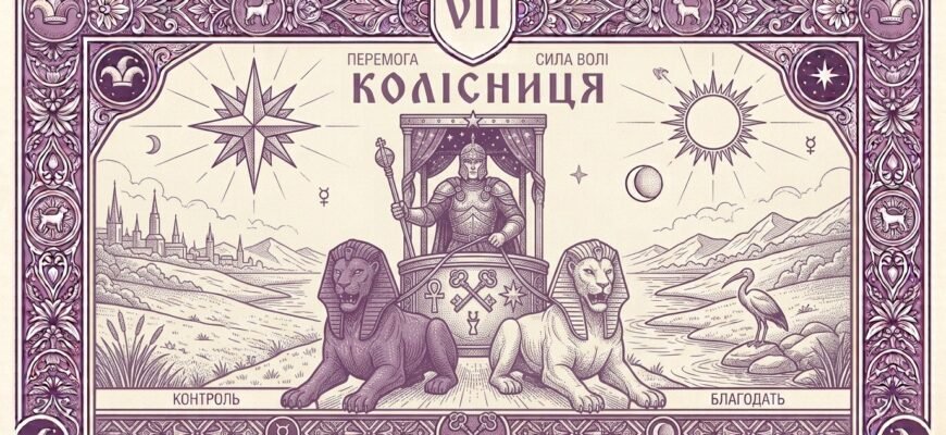 Карта Колісниця — значення у Таро