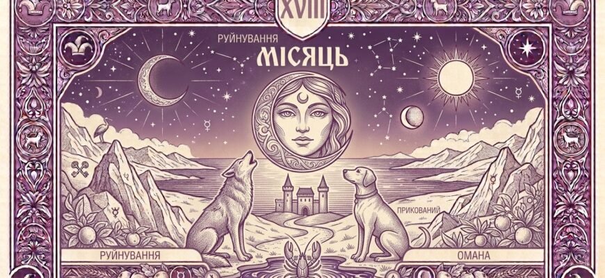 Карта Місяць