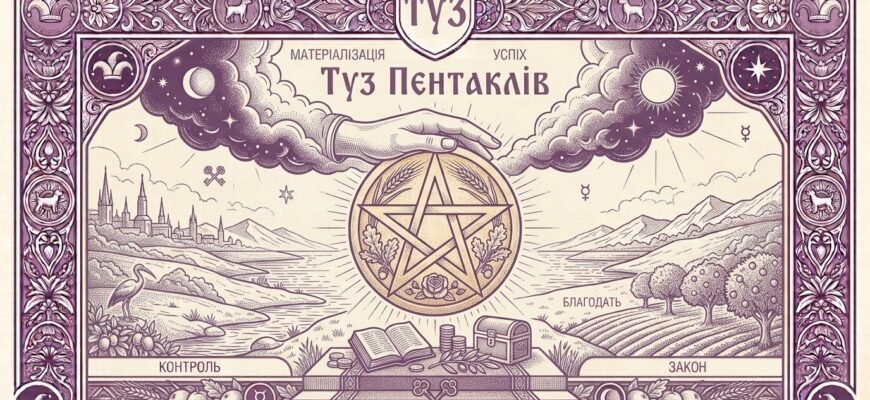 Значення карти Туз Пентаклів у Таро