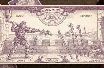 Значення карти Сімка Жезлів у Таро — тлумачення та символіка