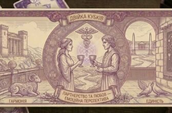 Значення карти Двійка Кубків у Таро — тлумачення та символіка