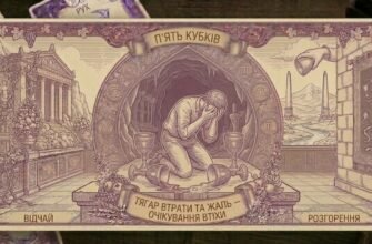 Значення карти П’ятірка Кубків у Таро